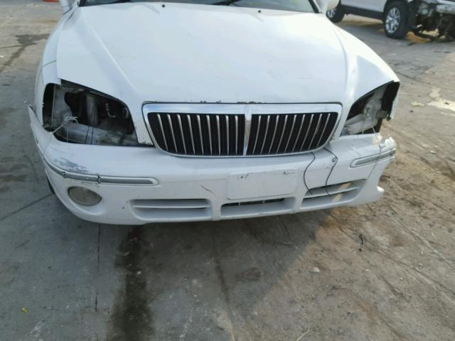 KMHFU45E52A200827 - 2002 HYUNDAI XG WHITE photo 9