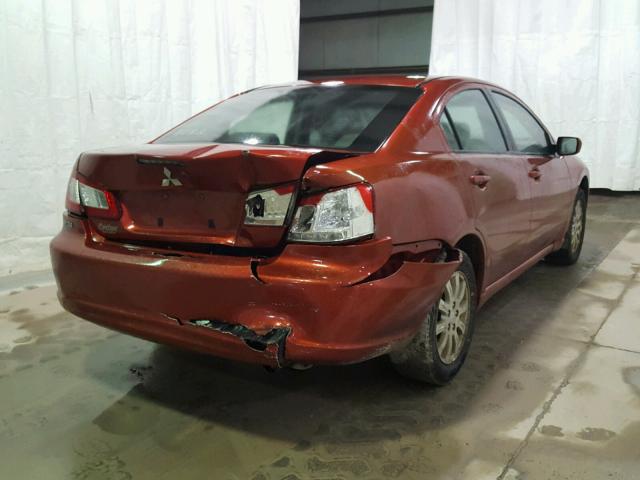 4A3AB36F19E035526 - 2009 MITSUBISHI GALANT ES RED photo 4