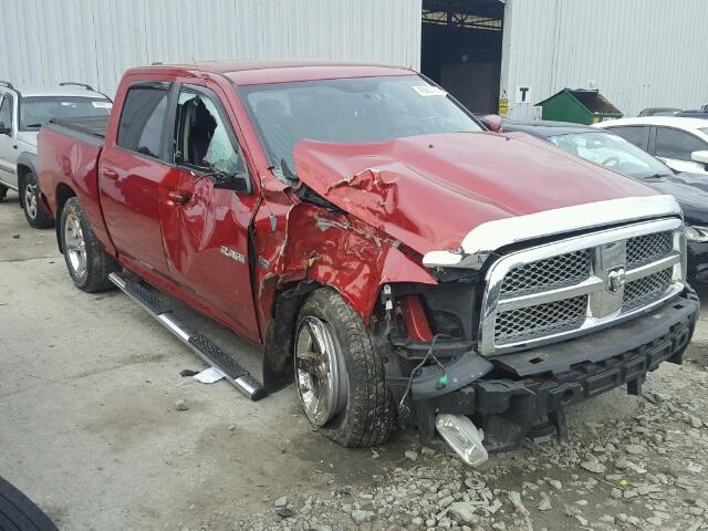 1D7RV1CT2AS164155 - 2010 DODGE RAM 1500 RED photo 9