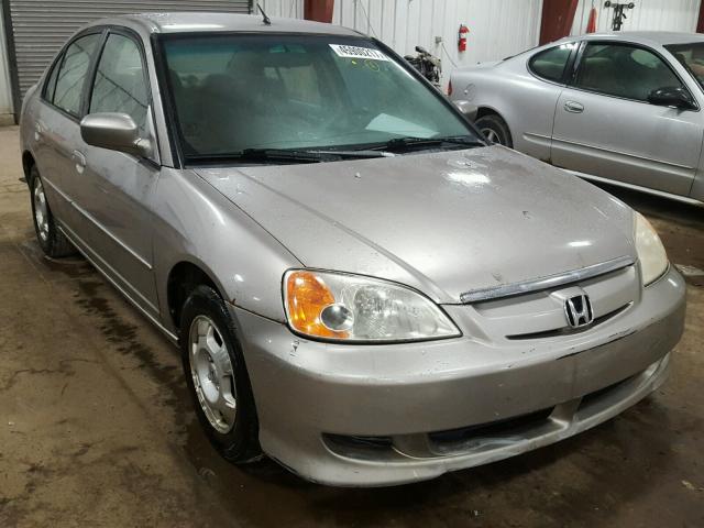 JHMES96683S016499 - 2003 HONDA CIVIC HYBR BROWN photo 1