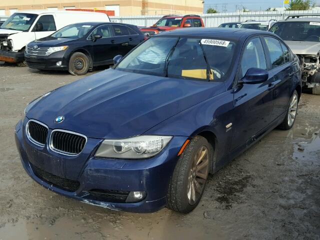 WBAPK7C50BA974371 - 2011 BMW 328 XI BLUE photo 2