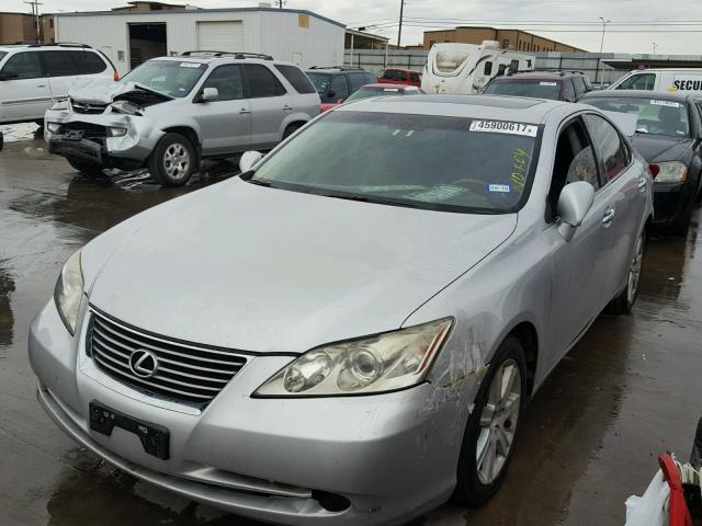 JTHBJ46G582269417 - 2008 LEXUS ES 350 SILVER photo 2