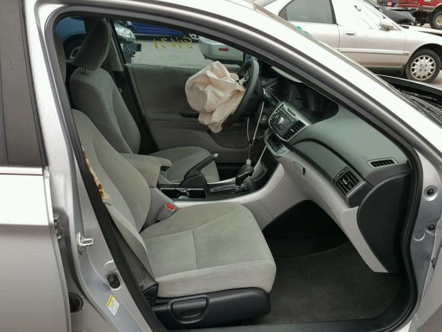 1HGCR2F33DA093081 - 2013 HONDA ACCORD LX SILVER photo 5