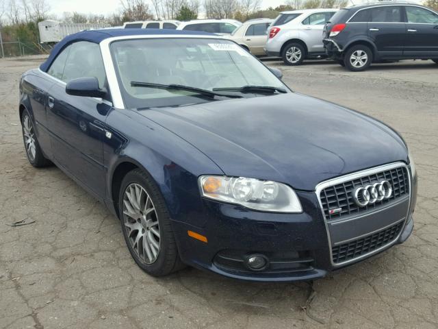 WAUAF48H49K001123 - 2009 AUDI A4 BLUE photo 1