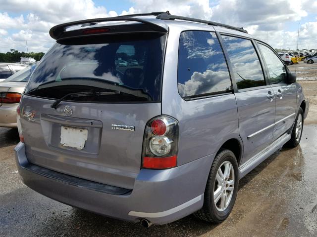 JM3LW28A040503173 - 2004 MAZDA MPV WAGON CHARCOAL photo 4