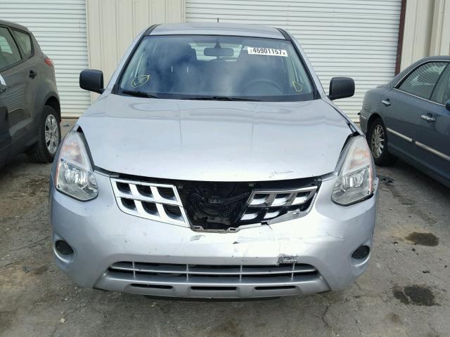 JN8AS5MT0CW296336 - 2012 NISSAN ROGUE SILVER photo 9