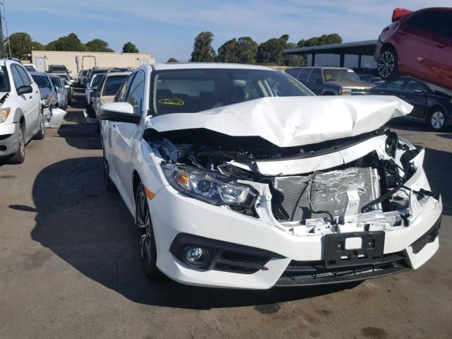 JHMFC1F78JX014862 - 2018 HONDA CIVIC EXL WHITE photo 1