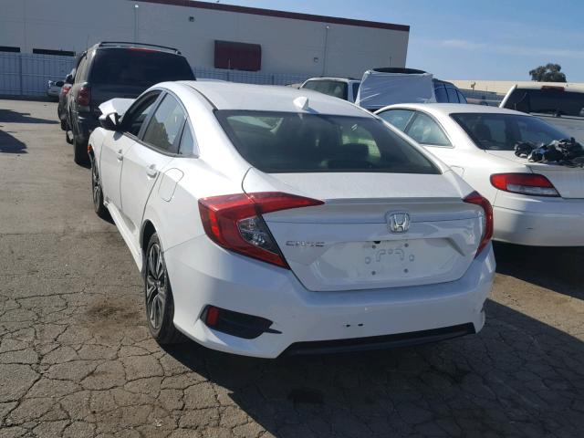 JHMFC1F78JX014862 - 2018 HONDA CIVIC EXL WHITE photo 3