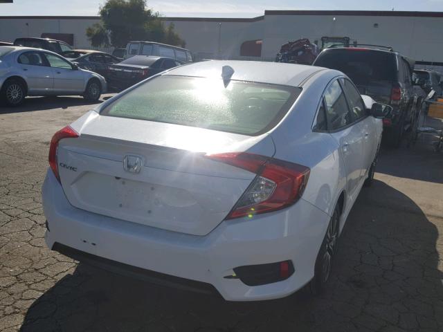JHMFC1F78JX014862 - 2018 HONDA CIVIC EXL WHITE photo 4