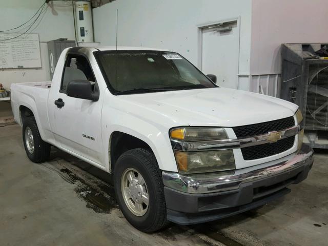 1GCCS148258186484 - 2005 CHEVROLET COLORADO WHITE photo 1