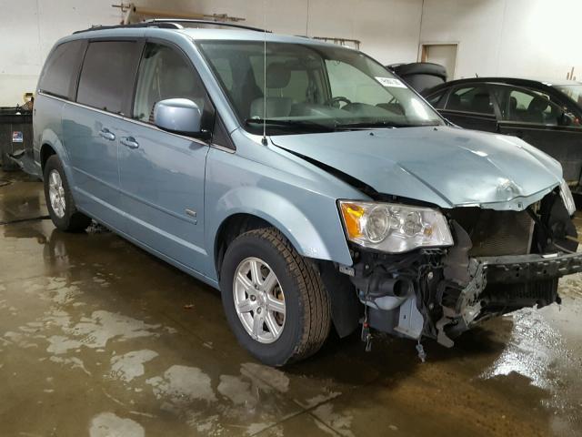 2A8HR54P08R760467 - 2008 CHRYSLER TOWN & COU BLUE photo 1