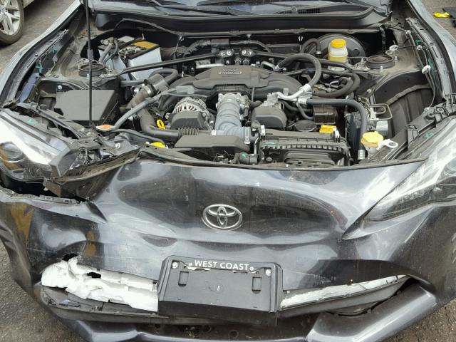 JF1ZNAA12H8702085 - 2017 TOYOTA 86 BASE CHARCOAL photo 7