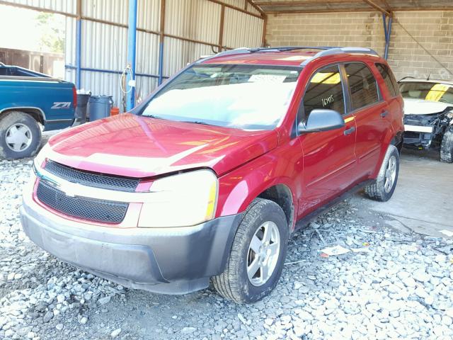 2CNDL13F656078274 - 2005 CHEVROLET EQUINOX LS RED photo 2