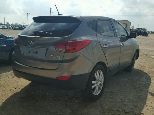 KM8JU3AC4BU221322 - 2011 HYUNDAI TUCSON GLS GOLD photo 4