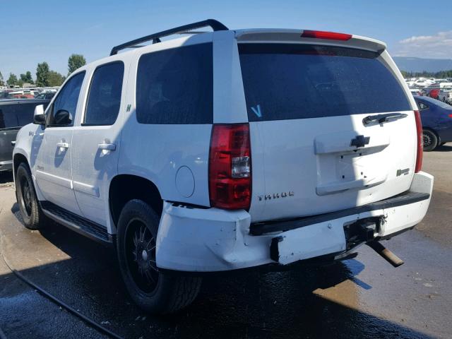 1GNFK13579R107824 - 2009 CHEVROLET TAHOE HYBR WHITE photo 3