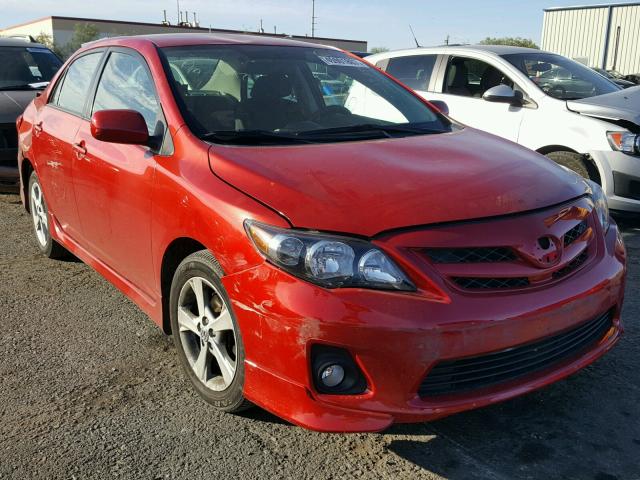 2T1BU4EE4CC900046 - 2012 TOYOTA COROLLA BA RED photo 1