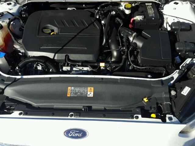 3FA6P0HD1ER154565 - 2014 FORD FUSION SE WHITE photo 7