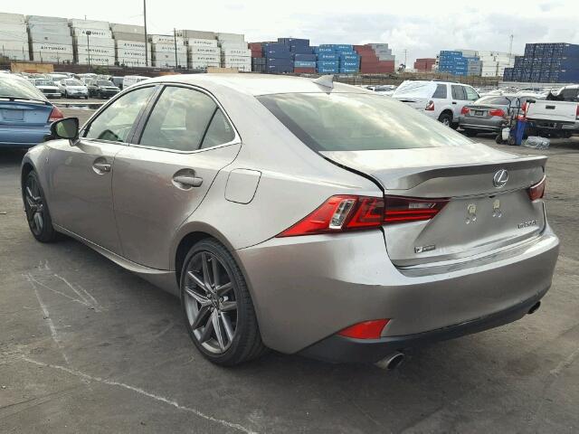 JTHBA1D25G5030808 - 2016 LEXUS IS 200T SILVER photo 3