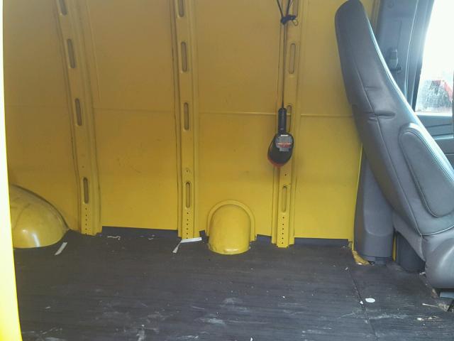 1GCSGAFX8D1132891 - 2013 CHEVROLET EXPRESS G1 YELLOW photo 6