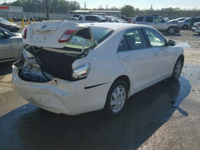 4T1BF3EK1AU528302 - 2010 TOYOTA CAMRY BASE WHITE photo 4