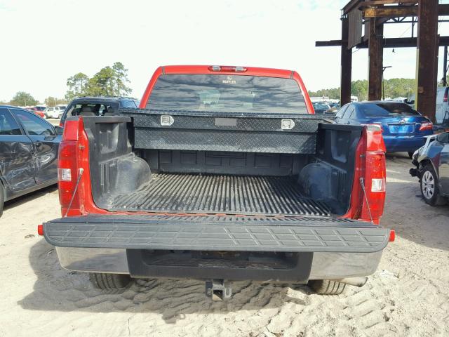 3GCEC133X9G267275 - 2009 CHEVROLET SILVERADO RED photo 9