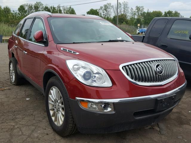 5GAKRCED3CJ186113 - 2012 BUICK ENCLAVE RED photo 1
