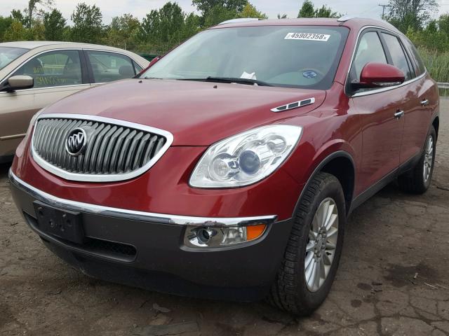 5GAKRCED3CJ186113 - 2012 BUICK ENCLAVE RED photo 2