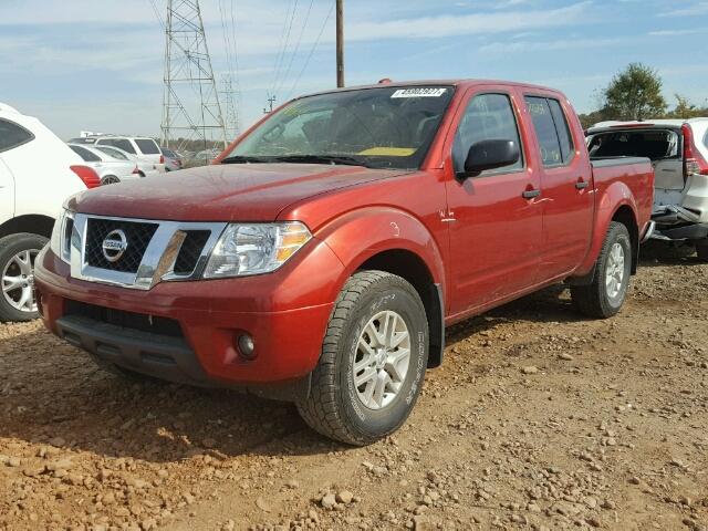 1N6AD0EV9EN710955 - 2014 NISSAN FRONTIER S BURGUNDY photo 2