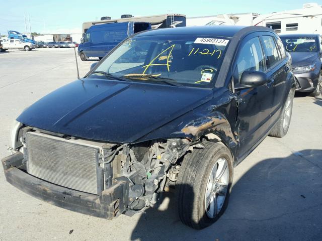 1B3CB4HA5AD650515 - 2010 DODGE CALIBER BLACK photo 2