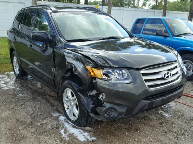 5XYZG3AB7CG126648 - 2012 HYUNDAI SANTA FE G BLUE photo 1