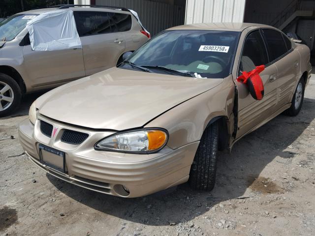 1G2NF52E92C316464 - 2002 PONTIAC GRAND AM S GOLD photo 2