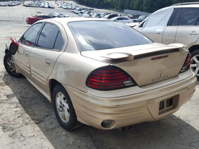 1G2NF52E92C316464 - 2002 PONTIAC GRAND AM S GOLD photo 3
