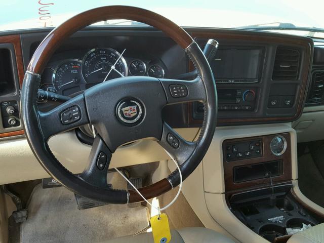 3GYFK66N84G328191 - 2004 CADILLAC ESCALADE E GOLD photo 9