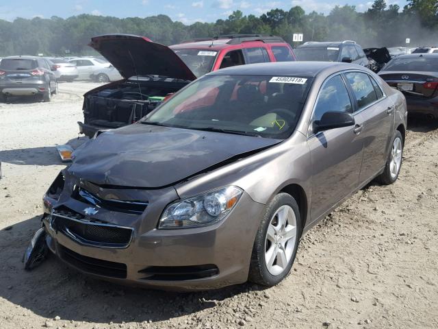 1G1ZB5E16BF102640 - 2011 CHEVROLET MALIBU LS 金色 照片 2