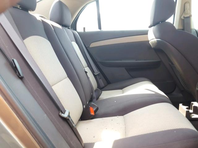 1G1ZB5E16BF102640 - 2011 CHEVROLET MALIBU LS 金色 照片 6