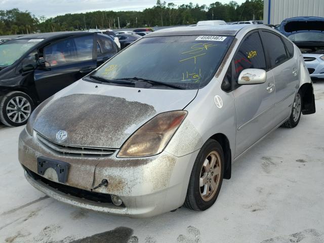 JTDKB20U157010035 - 2005 TOYOTA PRIUS SILVER photo 2