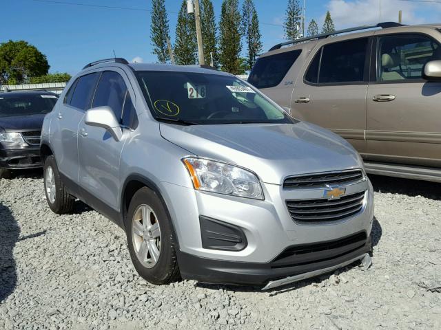 KL7CJLSB1GB761206 - 2016 CHEVROLET TRAX 1LT SILVER photo 1