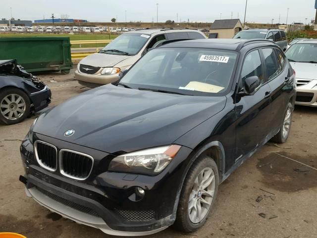 WBAVL1C51FVY28593 - 2015 BMW X1 XDRIVE2 BLACK photo 2