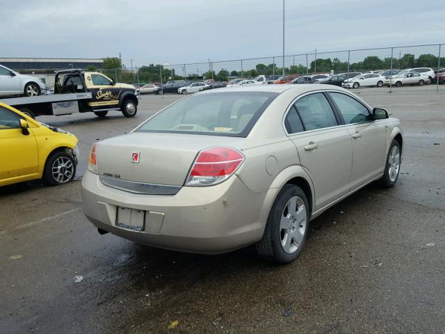 1G8ZS57BX9F197396 - 2009 SATURN AURA XE BEIGE photo 4