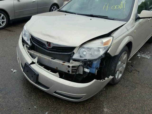 1G8ZS57BX9F197396 - 2009 SATURN AURA XE BEIGE photo 9