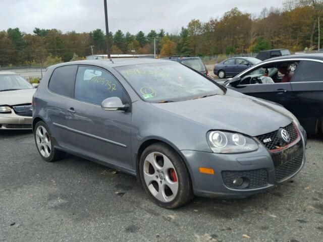 WVWFV71K86W193816 - 2006 VOLKSWAGEN NEW GTI GRAY photo 1