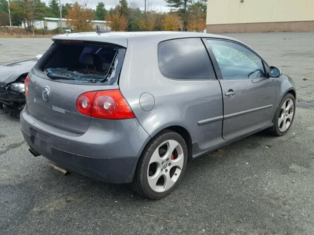 WVWFV71K86W193816 - 2006 VOLKSWAGEN NEW GTI GRAY photo 4