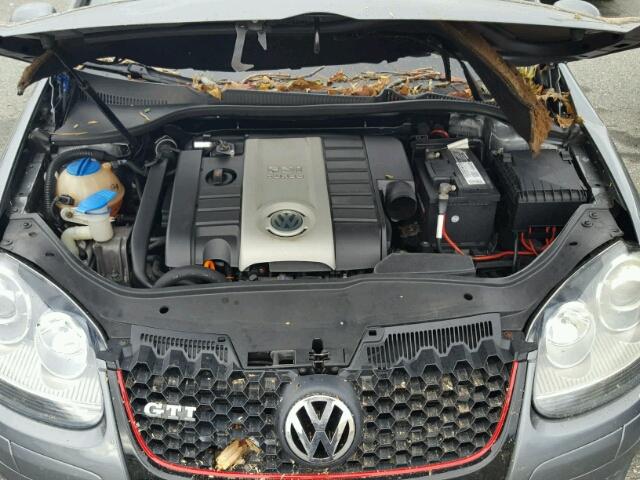 WVWFV71K86W193816 - 2006 VOLKSWAGEN NEW GTI GRAY photo 7