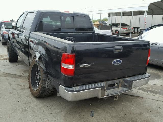 1FTPW125X5KE67207 - 2005 FORD F150 SUPER BLACK photo 3