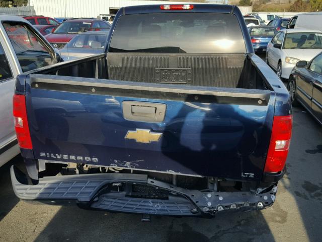 3GCEC13J07G532376 - 2007 CHEVROLET SILVERADO BLUE photo 9