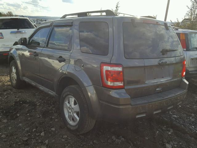 1FMCU9DG4AKB64088 - 2010 FORD ESCAPE XLT GRAY photo 3