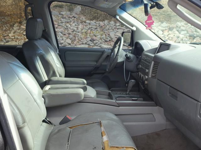 5N1AA08B44N738346 - 2004 NISSAN ARMADA GRAY photo 5