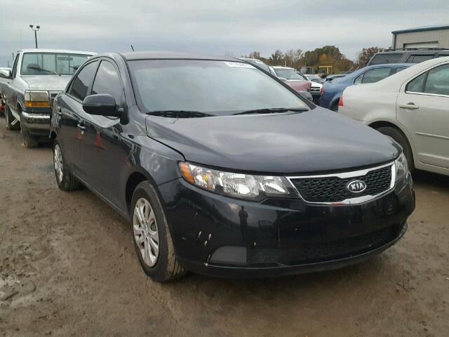 KNAFU4A27C5631015 - 2012 KIA FORTE EX BLACK photo 1