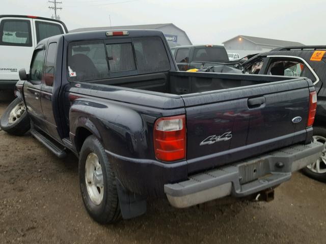 1FTZR45E73PA15700 - 2003 FORD RANGER SUP BLUE photo 3