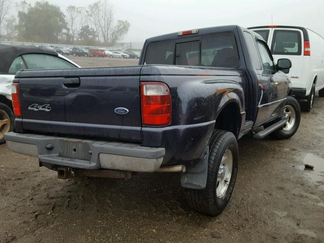 1FTZR45E73PA15700 - 2003 FORD RANGER SUP BLUE photo 4